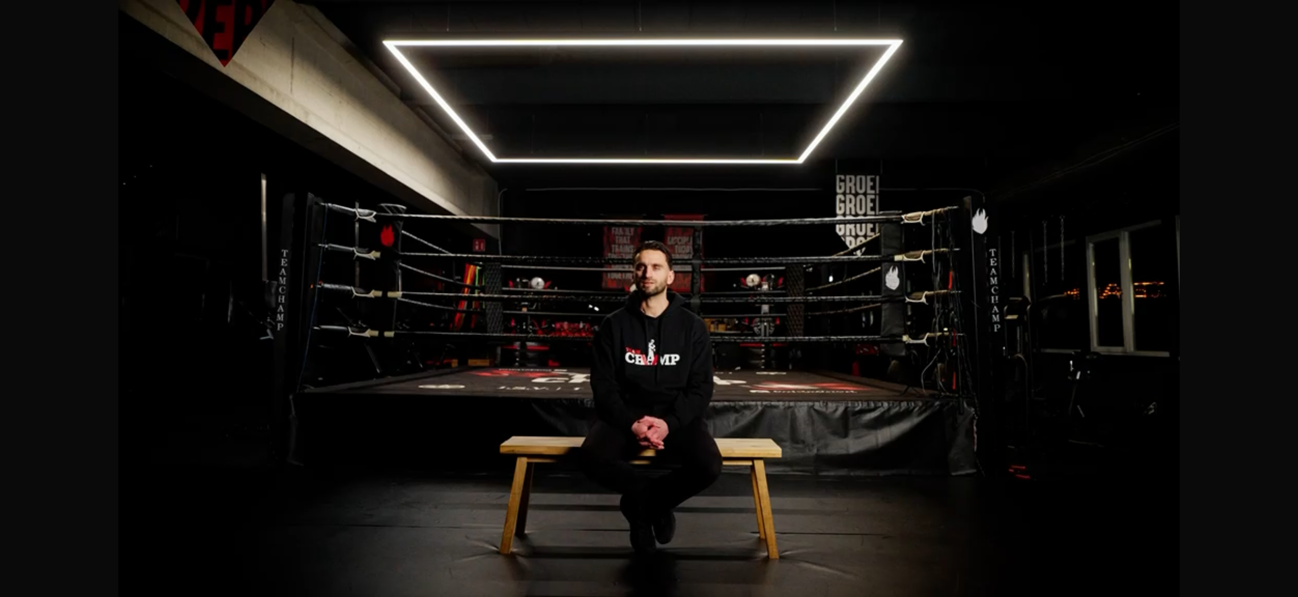 Elnur Gadimov, eigenaar Team Champ, professioneel kickbokser